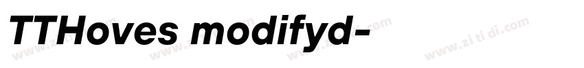 TTHoves modifyd字体转换